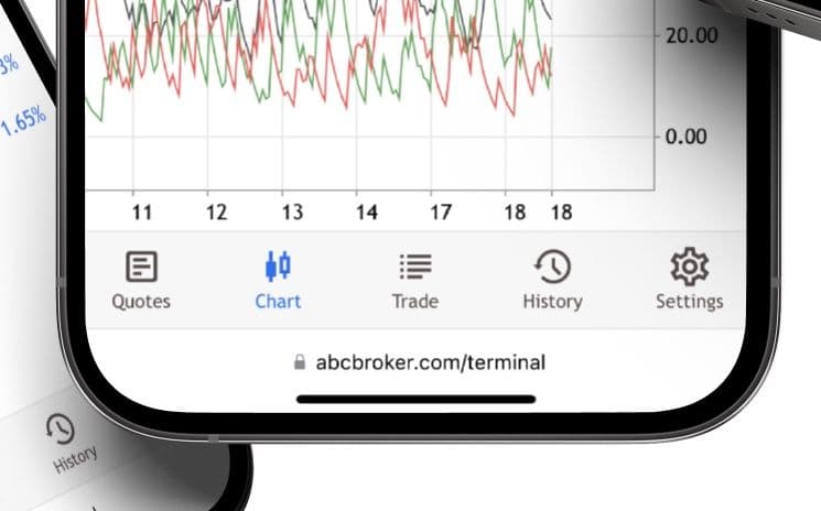 Magnification of the cover picture makes the name of the original operator of the trading interface abcbroker.com/terminal visible.